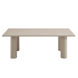 Nautica Outdoor Patio 87" Rectangular Aluminum Dining Table by Modway