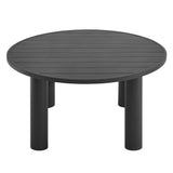 Nautica Outdoor Patio 60" Round Aluminum Dining Table by Modway