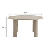 Nautica 5-Piece Round Outdoor Patio Aluminum Dining Table and Chairs Set