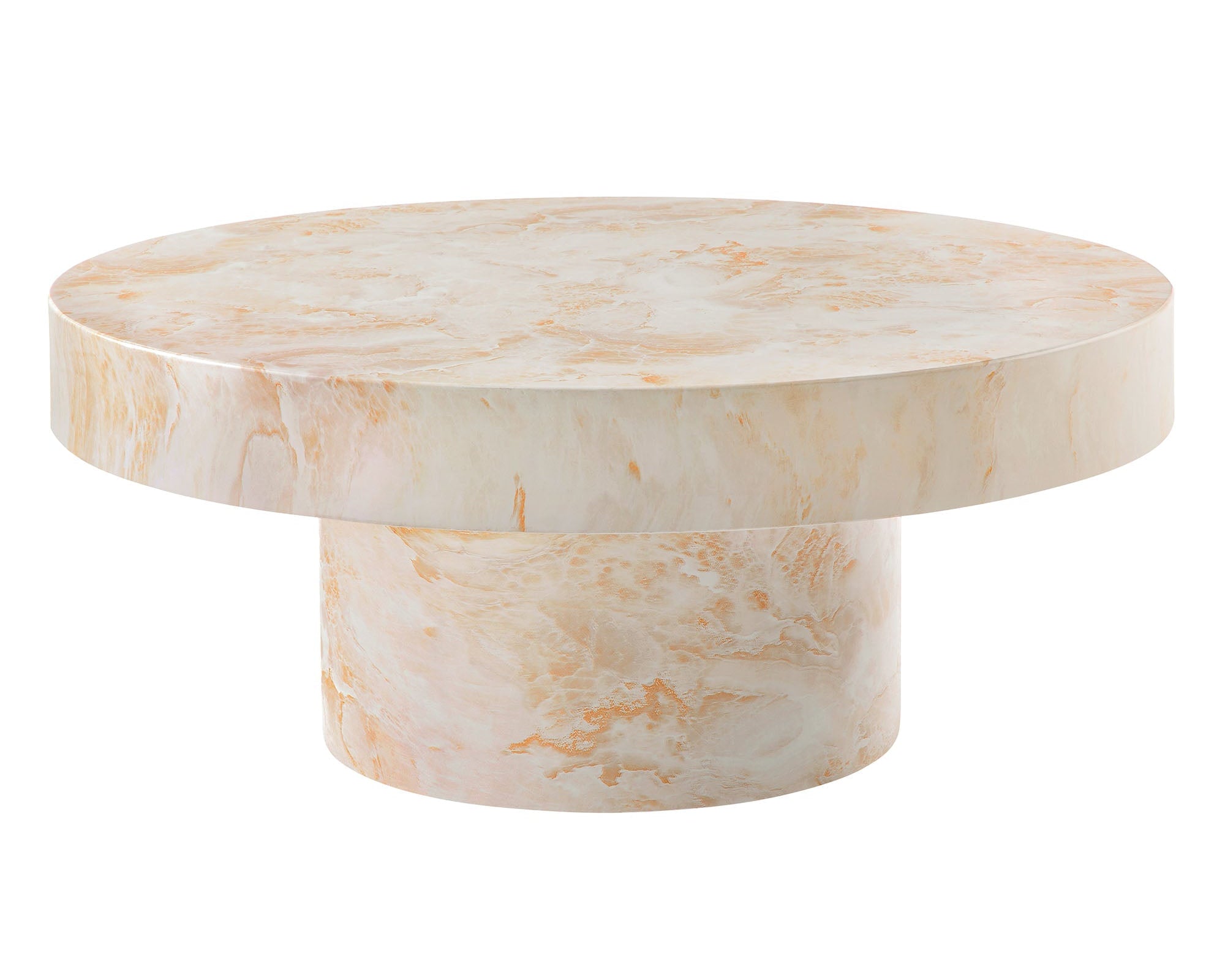 Alora Indoor - Outdoor Patio Concrete Round Coffee Table by Modway