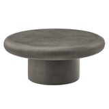 Argos Indoor-Outdoor Patio Concrete Round Coffee Table by Modway