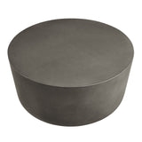 Brion Round Indoor-Outdoor Concrete Coffee Table by Modway