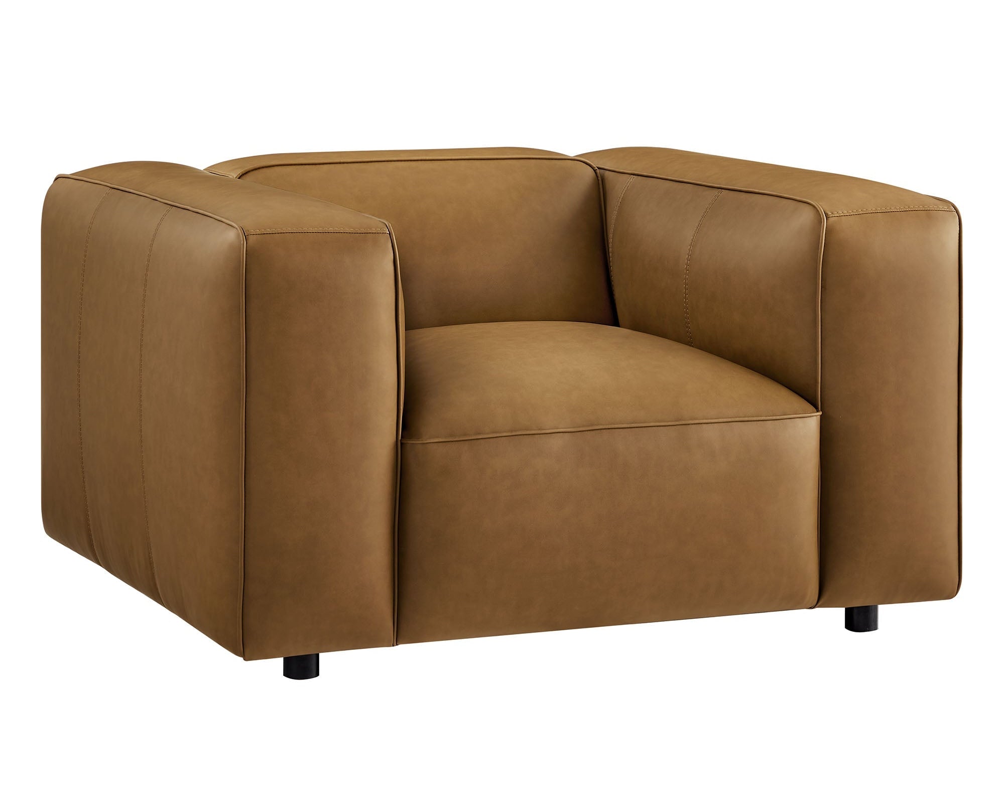 Auren Upholstered Vegan Leather Modular Armchair by Modway