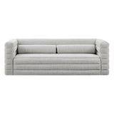 Relle Channel Tufted Boucle Upholstered Sofa by Modway