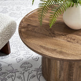 Holloway 30" Round Mango Wood Coffee Table by Modway