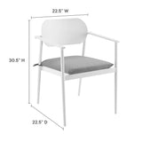 Aeris 9-Piece Outdoor Patio Aluminum Dining Set by Modway