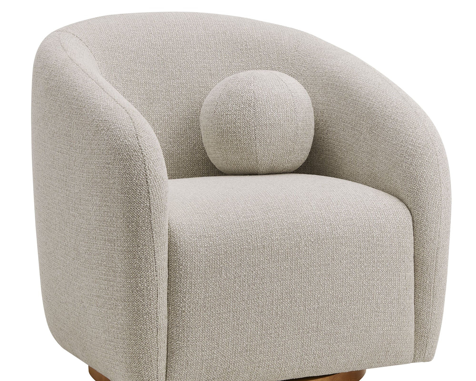 Holland Swivel Chenille Fabric Armchair by Modway