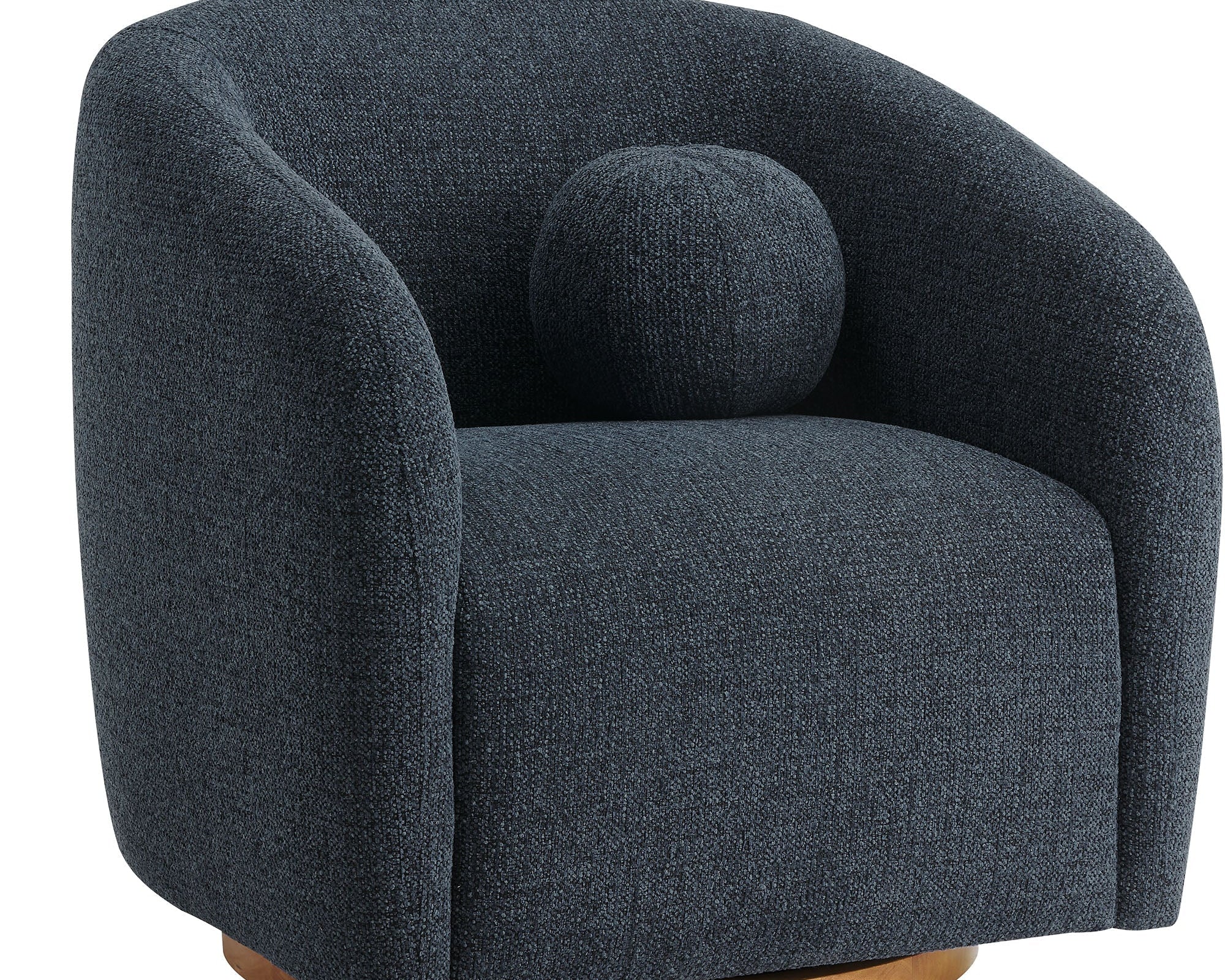 Holland Swivel Chenille Fabric Armchair by Modway