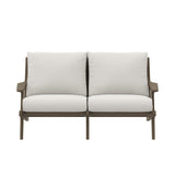 Saratoga Outdoor Patio Teak Wood Loveseat by Modway