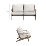 Saratoga 5-Piece Outdoor Patio Teak Wood Furniture Set by Modway