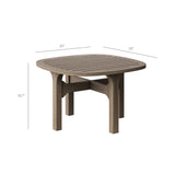 Saratoga 4-Piece Outdoor Patio Teak Wood Furniture Set by Modway
