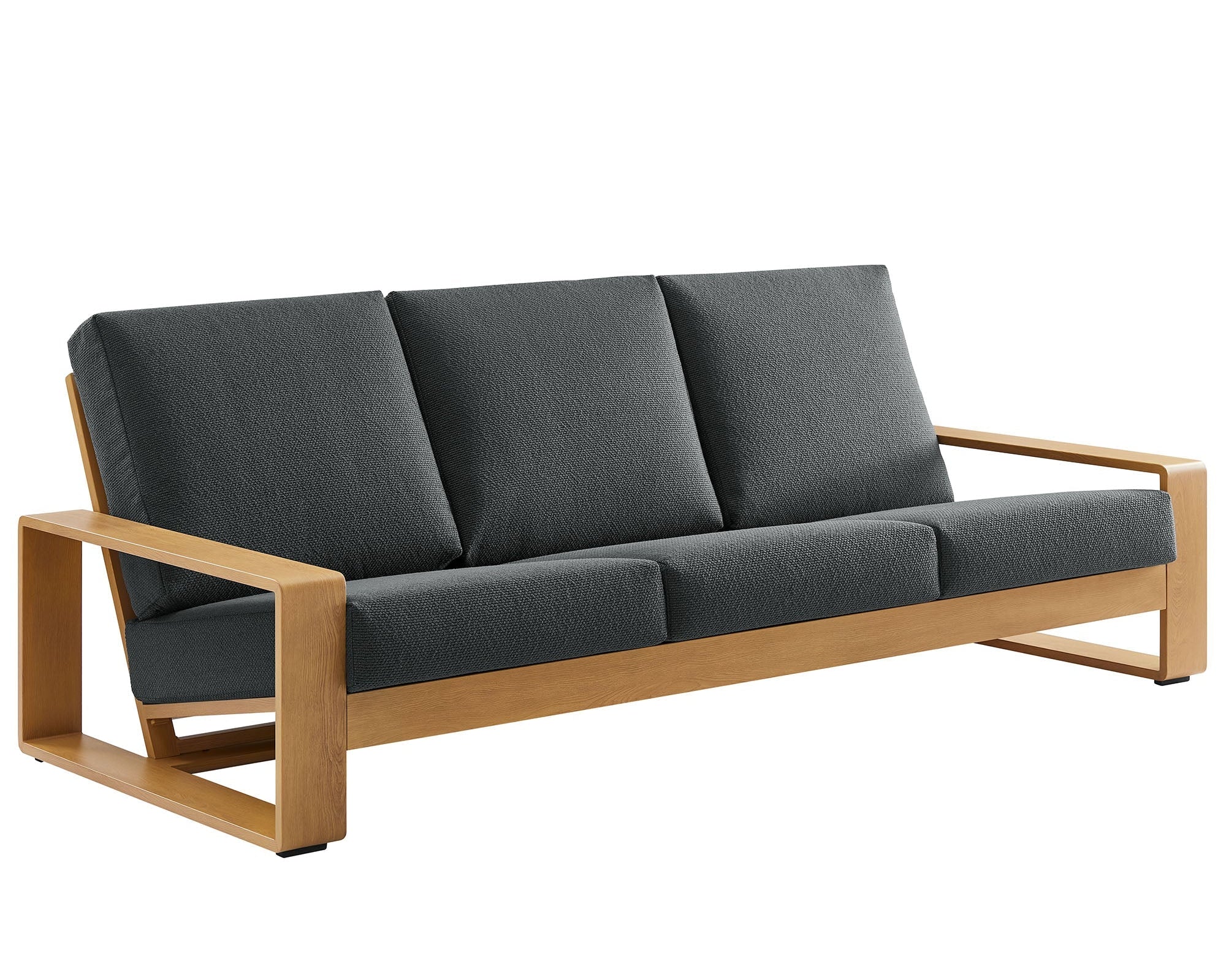 Lirienne Outdoor Patio Aluminum Faux Wood Sofa by Modway