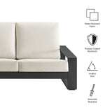 Lirienne Outdoor Patio Aluminum Sofa by Modway