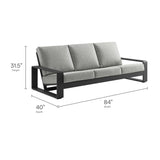 Lirienne Outdoor Patio Aluminum Sofa by Modway