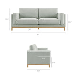 Roscoe 81 Inch Fabric Sofa by Modway