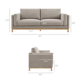 Roscoe 81 Inch Fabric Sofa by Modway