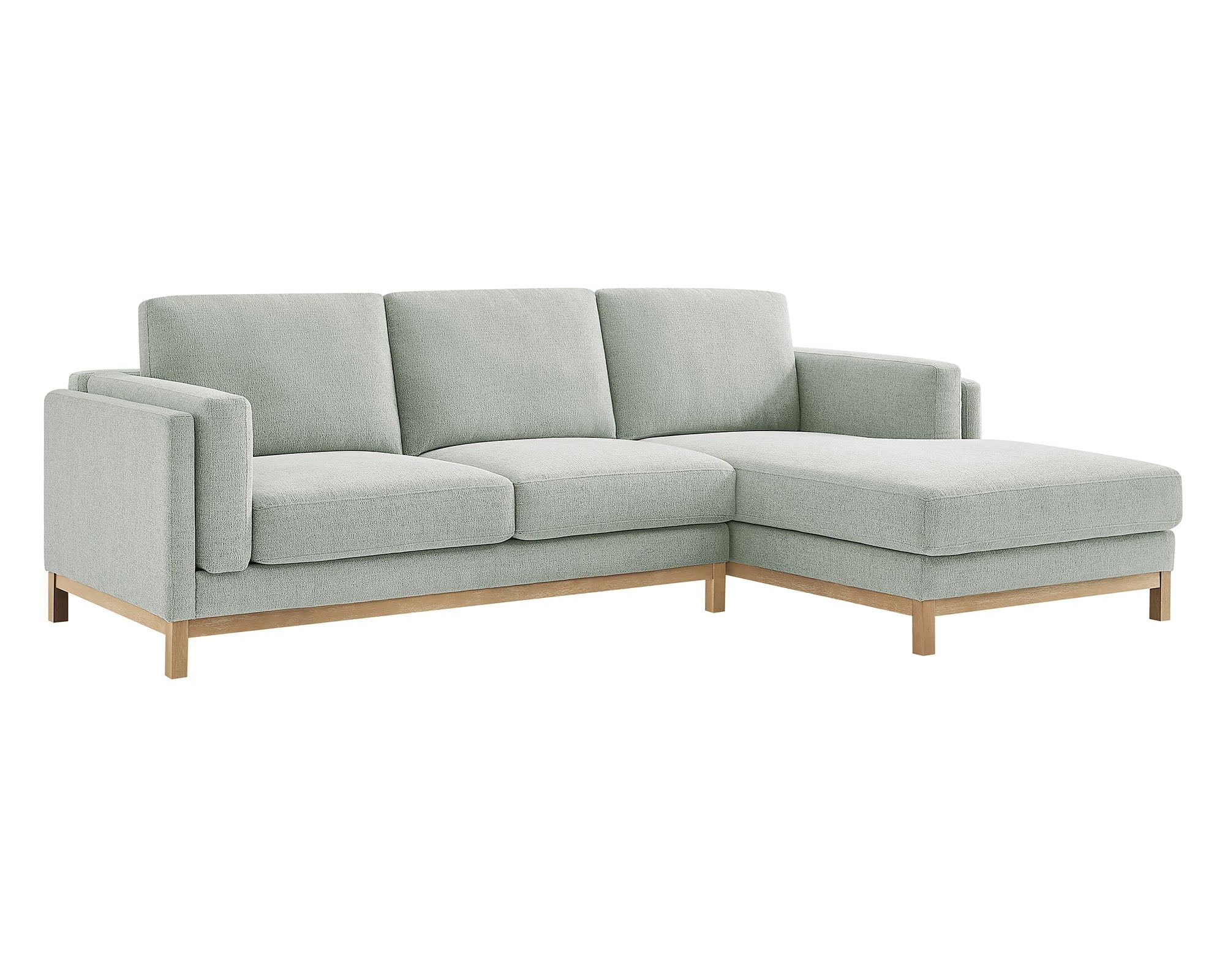 Roscoe Right-Facing Fabric Sectional Sofa with Chaise by Modway