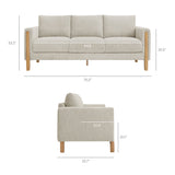 Hawken Boucle Fabric Sofa by Modway