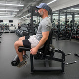 Selectorized Leg Extension & Prone Leg Curl Combo w/250lb weight stack (New)