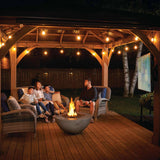 Patio Elegance 36-Inch Round Fire Table – Nexus Patioflame Table