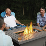 Patioflame Table - Patio Elegance Hamptons Rectangle Fire Table