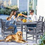 Corex HDPE Classic Dining Set,7-Piece