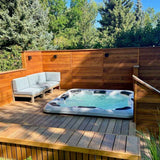 Alpine Hot Tub - Spacious 7-Person Therapy Experience with Elegant Design