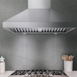 60 Inch 1200 CFM Wall Mount Range Hood - VICTORY TwisterMAX