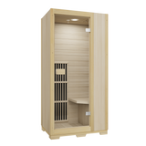 Blisspod | Vienna | Far Infrared Sauna | Canadian Hemlock Very Low EMF | 72.8"H x 35.4"W x 25.6"D | 1 Person