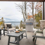 Patio Elegance Grill Prestige PRO 500 RSIB Gas Grill with Infrared Side and Rear Burners