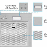 21 Inch 600 CFM Range Hood Insert Power Pack - VICTORY Q6