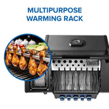 Patio Elegance Gas Grill Phantom Rogue PRO‑S 425 RSIB with Infrared Side and Rear Burners