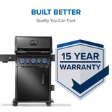 Patio Elegance Gas Grill Phantom Rogue PRO‑S 425 RSIB with Infrared Side and Rear Burners
