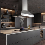 36 Inch Island Range Hood 1200 CFM - VICTORY Twister MAX Island