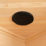 Blisspod, Vienna, Corner Spacious Far Infrared Sauna Canadian Hemlock Ultra Low EMF, 12 Heaters, 4-5 Persons