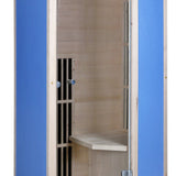 Blisspod | Vienna | Far Infrared Sauna | Canadian Hemlock Very Low EMF | 72.8"H x 35.4"W x 25.6"D | 1 Person