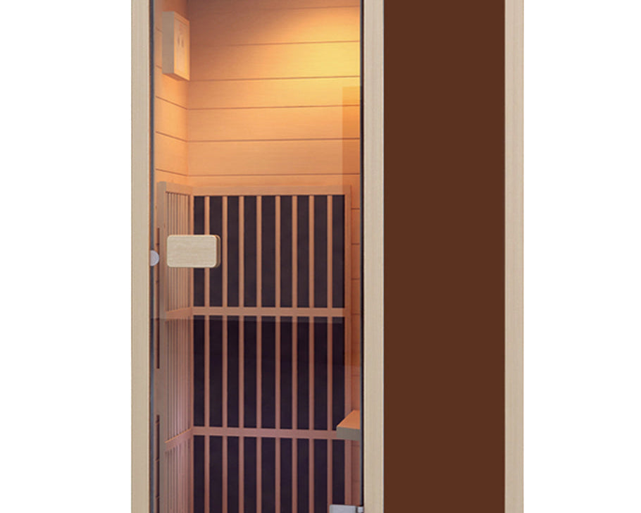 Blisspod | Vienna | Far Infrared Sauna | Canadian Hemlock Very Low EMF | 72.8"H x 35.4"W x 25.6"D | 1 Person