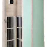 Blisspod | Vienna | Far Infrared Sauna | Canadian Hemlock Very Low EMF | 72.8"H x 35.4"W x 25.6"D | 1 Person