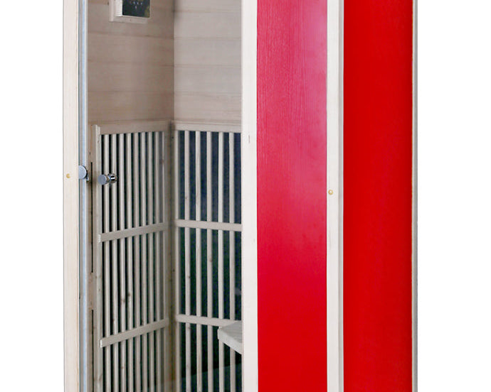 Blisspod | Vienna | Far Infrared Sauna | Canadian Hemlock Very Low EMF | 72.8"H x 35.4"W x 25.6"D | 1 Person