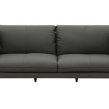 Tadi - Top Grain Leather Sofa - Black