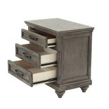 3 Piece Bedroom Set, Bed With 2 Nightstands