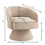 Modern Swivel Barrel Chair