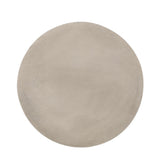 Outdoor Lightweight Concrete Side Table, Light Gray