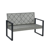 4 Piece Patio Furniture Set With Acacia Wood Table Top