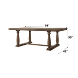 Bernard Weathered Dining Table