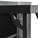 K&K 72.4' Large Grill Table for Big Green Egg