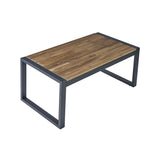 4 Piece Patio Furniture Set With Acacia Wood Table Top