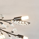 15-Light Chandelier Crystal Ceiling Lamp