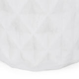 Outdoor Lightweight Concrete Side Table - Antique White