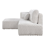 Manya - Sectional Sofa - Ivory